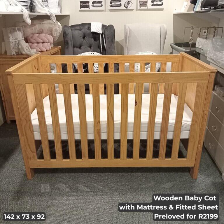 Wooden Baby Cot