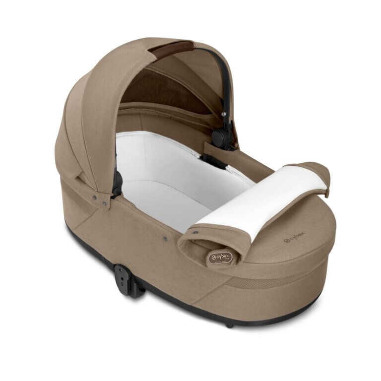 Cybex Bailos S LUX Stroller & Cot S LUX - Almond Beige with Taupe