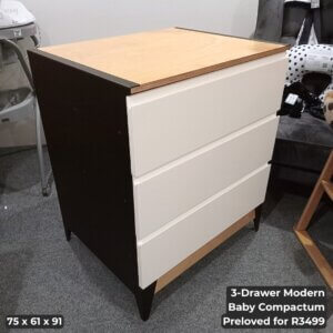 3-Drawer Modern Baby Compactum