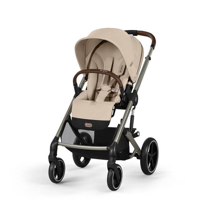 Cybex Bailos S LUX Stroller & Cot S LUX - Almond Beige with Taupe
