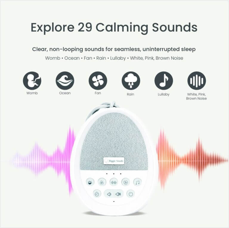 White Noise Machine with Built-in Night Light