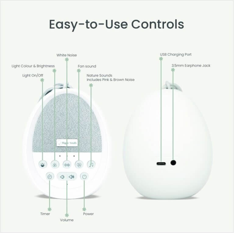 White Noise Machine with Built-in Night Light