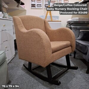 Coffee Coloured Baby Nursery Rocking Chair
