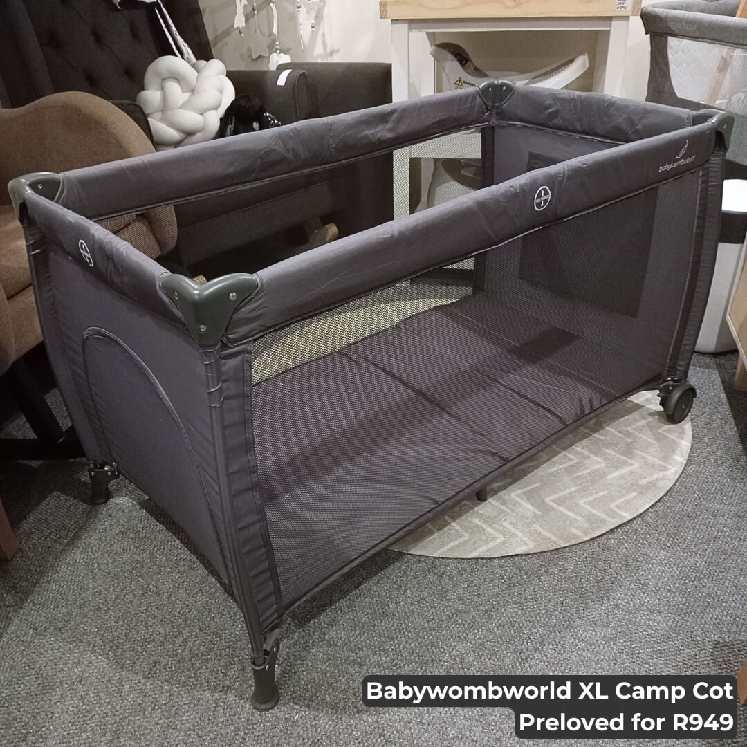 BabyWombWorld Extra-Length Camp Cot