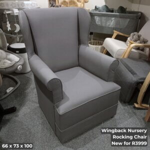 Wingback Nursery Rocking Chair
