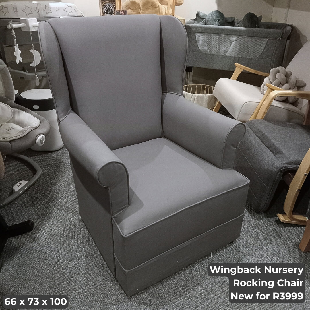 Wingback Nursery Rocking Chair