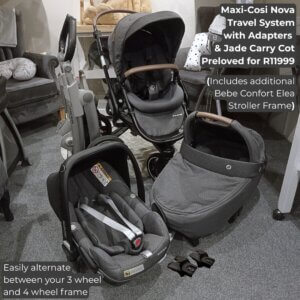 Maxi-Cosi Nova Travel System with Adapters