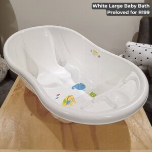 White Large Baby Bath
