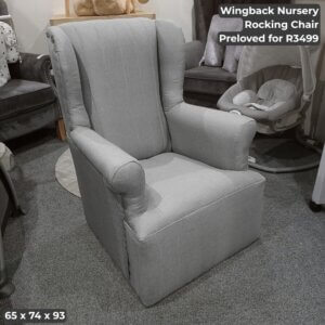 Wingback Nursery Rocking Chair