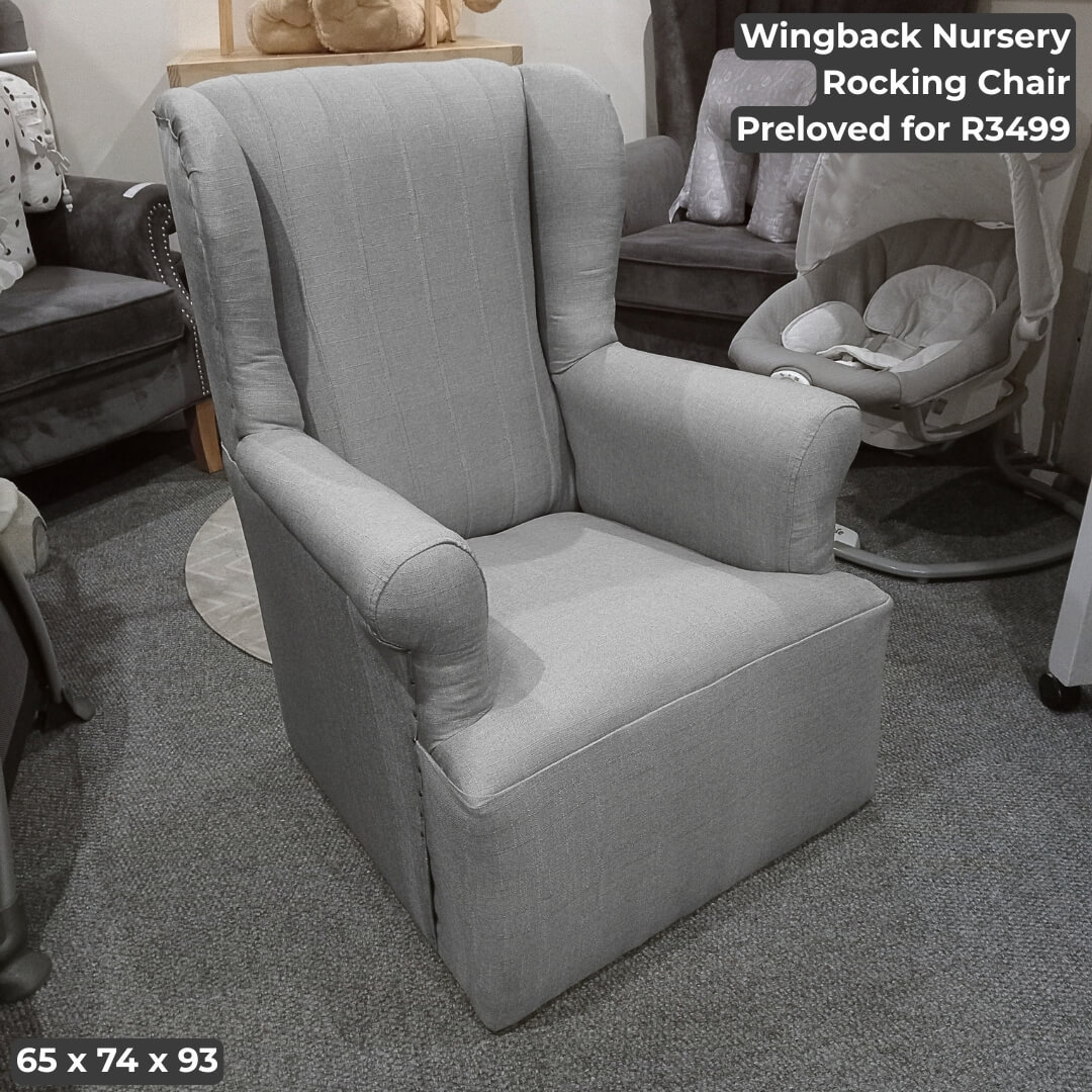 Wingback Nursery Rocking Chair