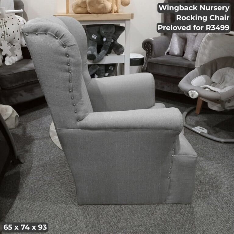 Wingback Nursery Rocking Chair