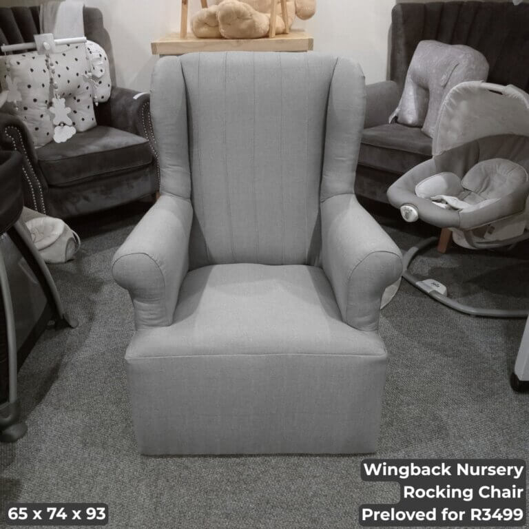 Wingback Nursery Rocking Chair