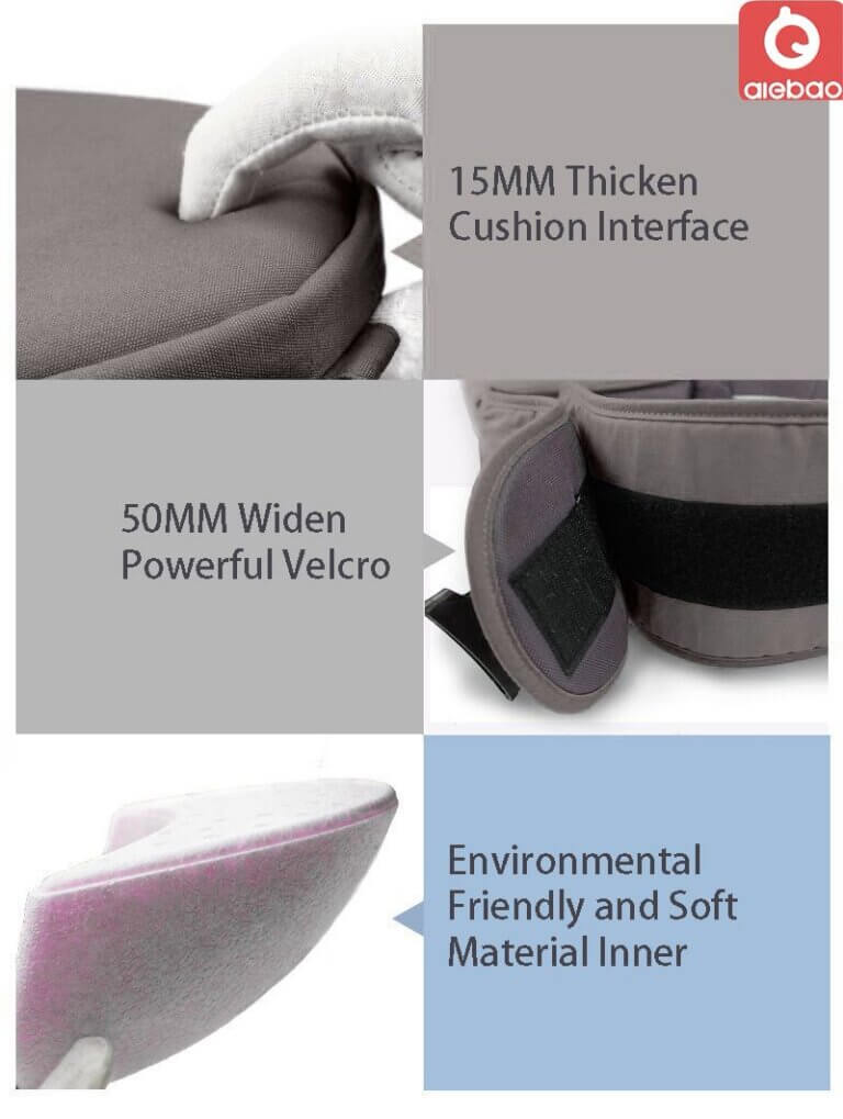 Ergonomic Baby Carrier for Newborn to Toddler with Hip Seat