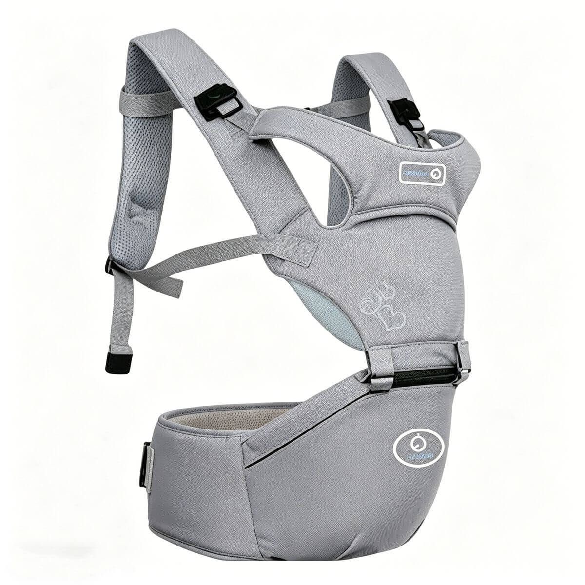 Ergonomic Baby Carrier for Newborn to Toddler with Hip Seat